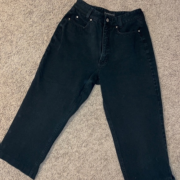 Cambio Jeans | Jeans | Cambio Jeans Black Crop Capri | Poshmark